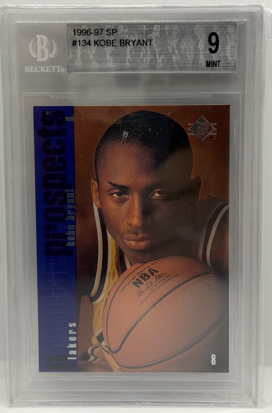 1996-97 SP - Premier Prospects Kobe Bryant #134 (RC) Lakers